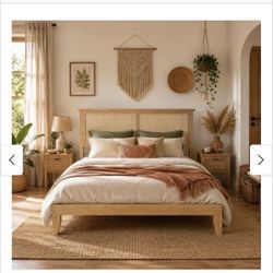 Queen Bed Frame With Nightstand 