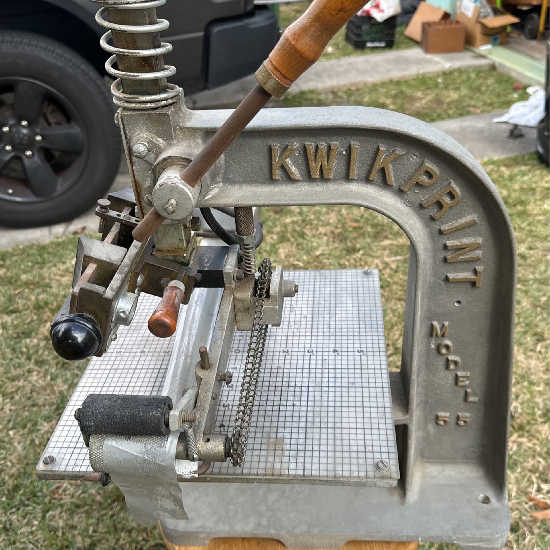 Kwikprint Machine And Kingsley Stamping Machine for Sale in North Miami