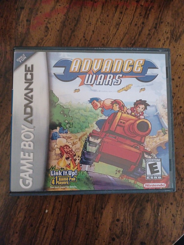 Advance Wars GBA Replacement Case