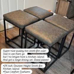 Bar stools, Set of 4