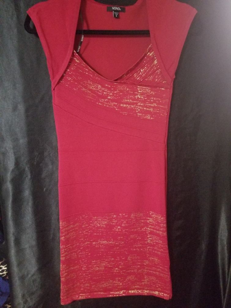 Xoxo red hot dress