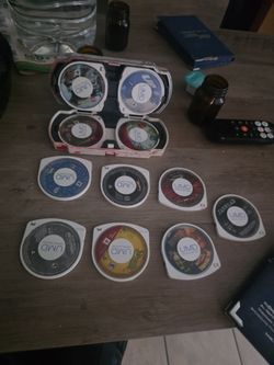 PSP UMD Game & Movie Disc Lot