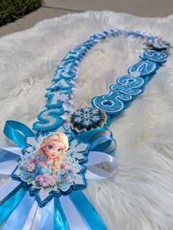 Frozen Lei, Kindergarten Graduation Lei, Elsa Lei, Elsa Graduation Lei 2025, Money Lei