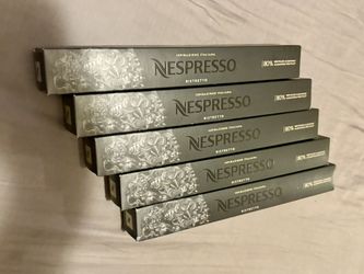 Nespresso Capsules Original Line, Ristretto Intenso, Dark Roast Coffee, 50 Count Coffee Pods