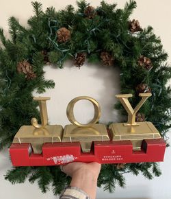 Stocking Holder Merry Christmas JOY