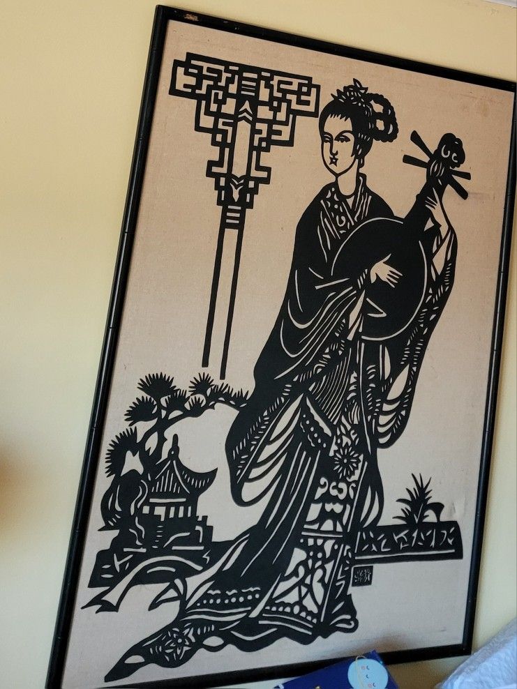 Chinese Vintage Paper Cut Art Set 中國剪紙 10 cuts / New Dead stock / China