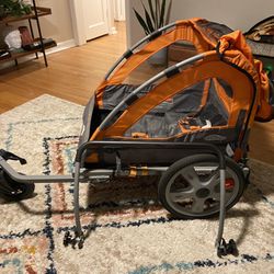 Instep 2 Seater Bike Trailer And Carriage 