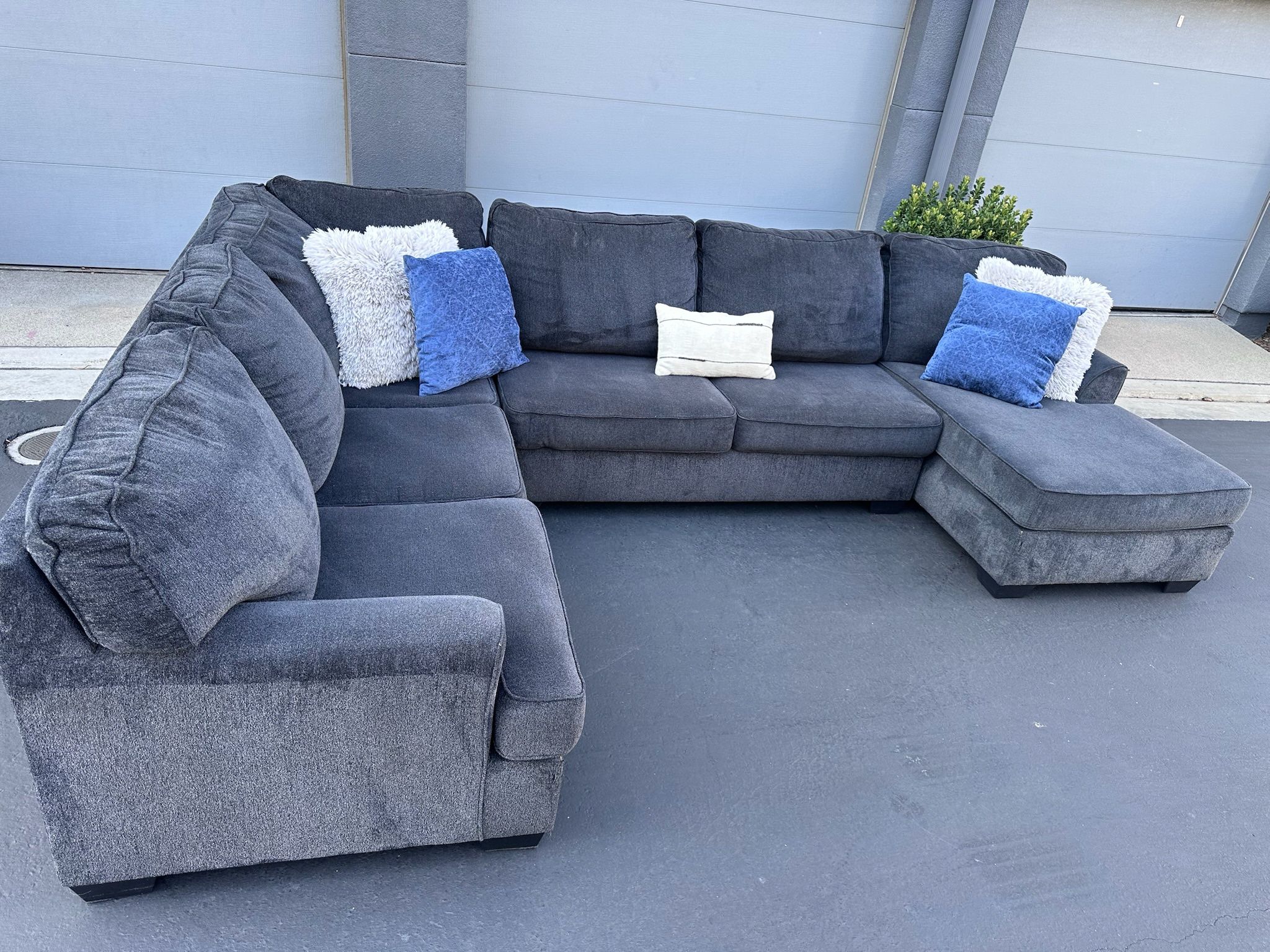 Beautiful Grey Sectional Couch