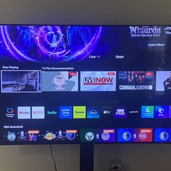 Samsung 65 Inch Crystal UHD Tv With Stand and Remote 
