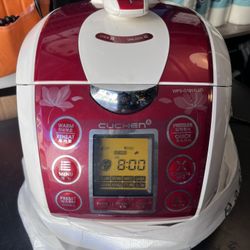 Cuckoo Pressure Rice Cooker (Made in Korea) – $80