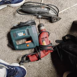 Drill ,Jigsaw And Detail Sander