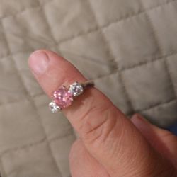 Silver Ring With Swarovski Crystals