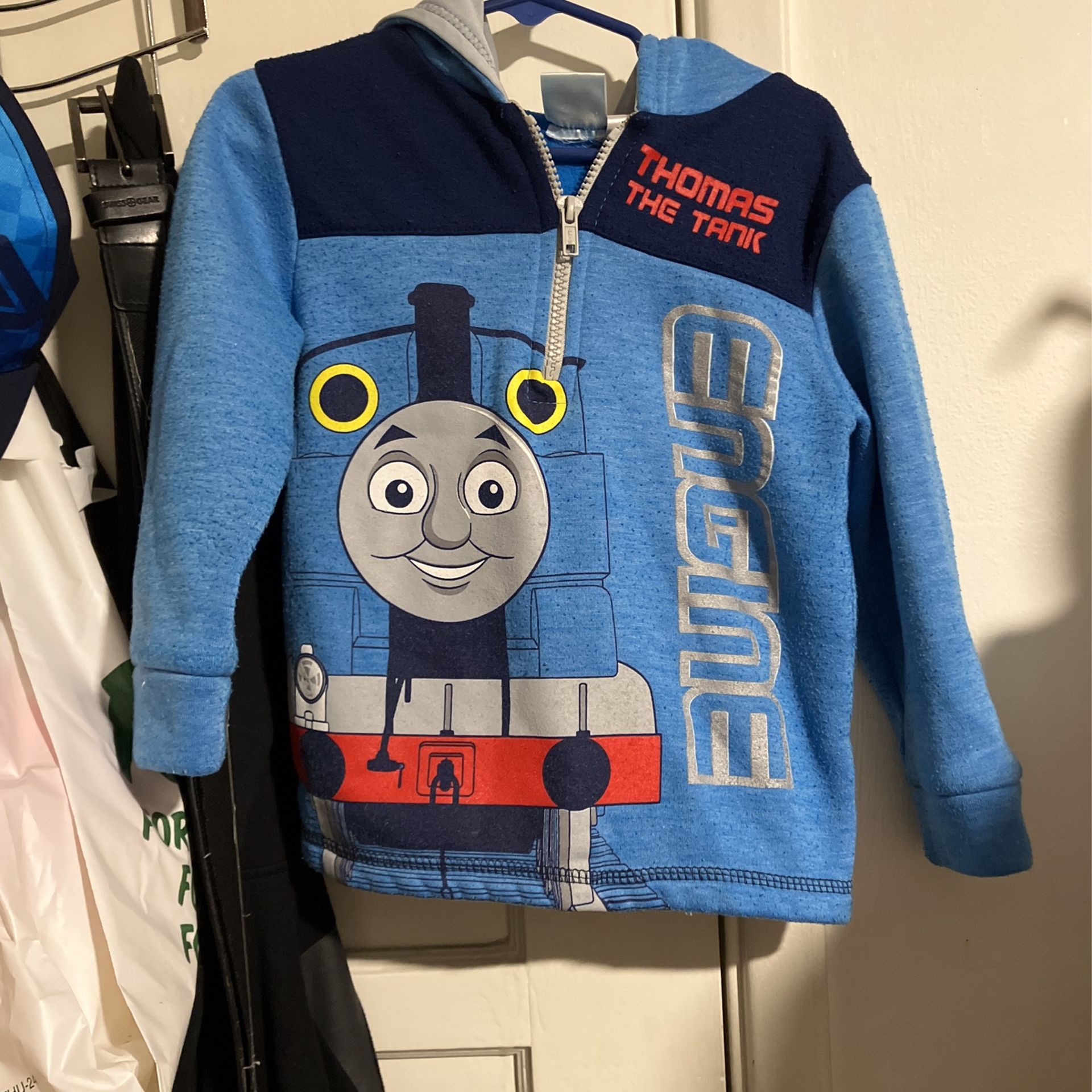 Kids Children’s Boys Toddlers Thomas the Train Sweater Hoodie Jacket
