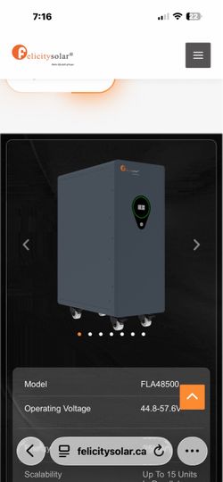 25kw lithium battery  48V
