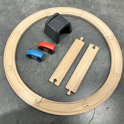 IKEA Starter Train Set Works with Brio & Thomas And Friends Wooden Railway 