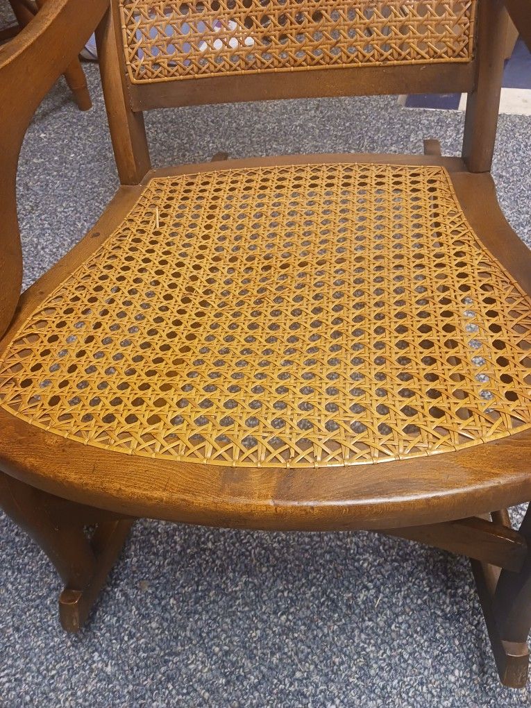 Antique Goose Neck Rocking Chair