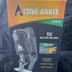 Active Ankle T2 Rigid Multi-Sport Either Ankle Brace Small NWT 