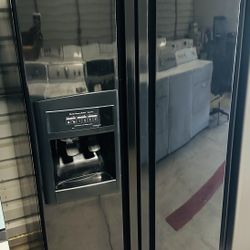 Black Side By Side Refrigerator 