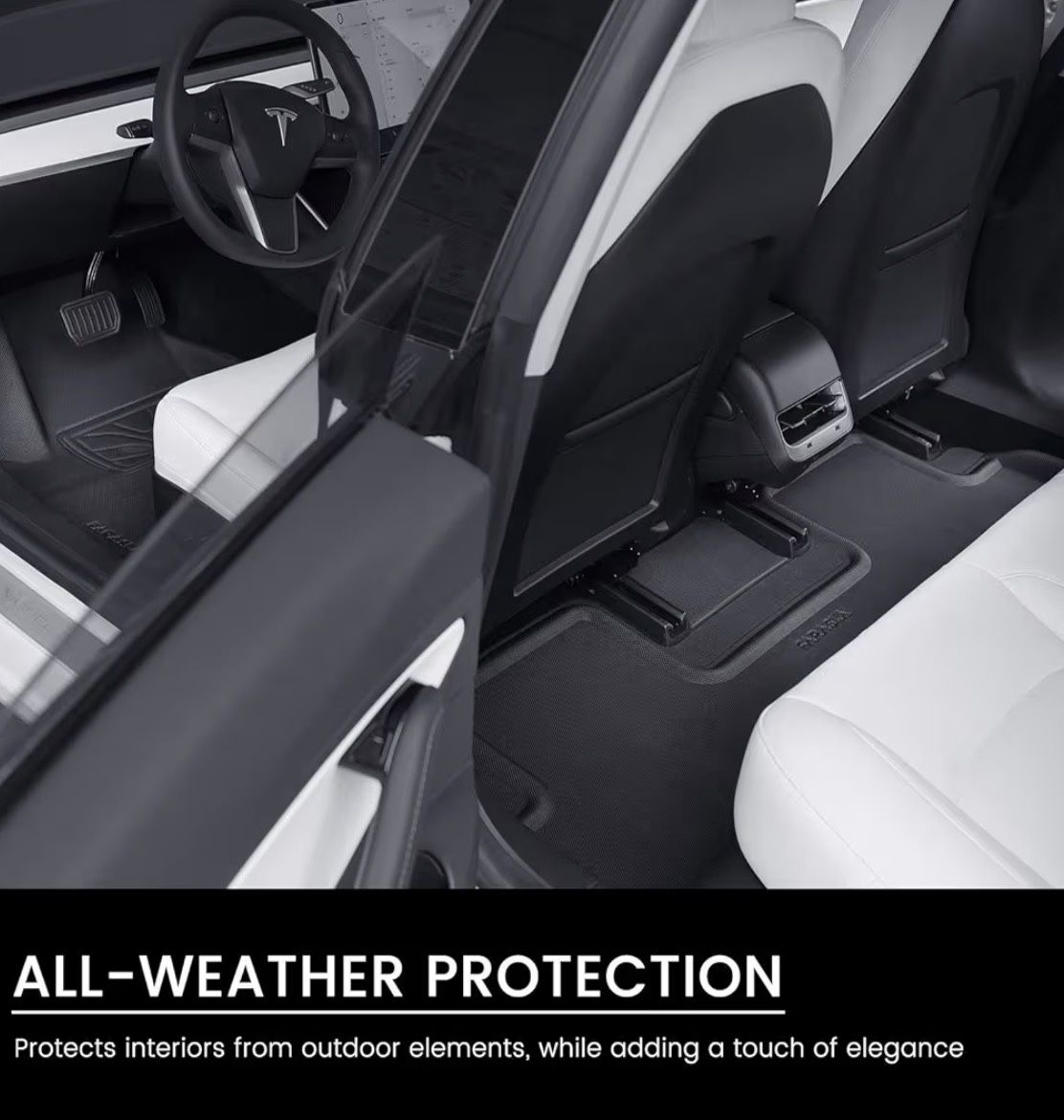 🔥 ONLY A FEW LEFT – BRAND NEW 2024-2026 Tesla Model 3 & Model Y All-Weather Floor Mats! 🔥