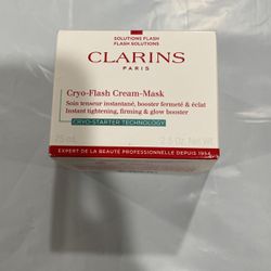 Clarins Cryo Flash Instant Lift Effect & Glow Boosting Face Mask 2.5 oz / 75 ml