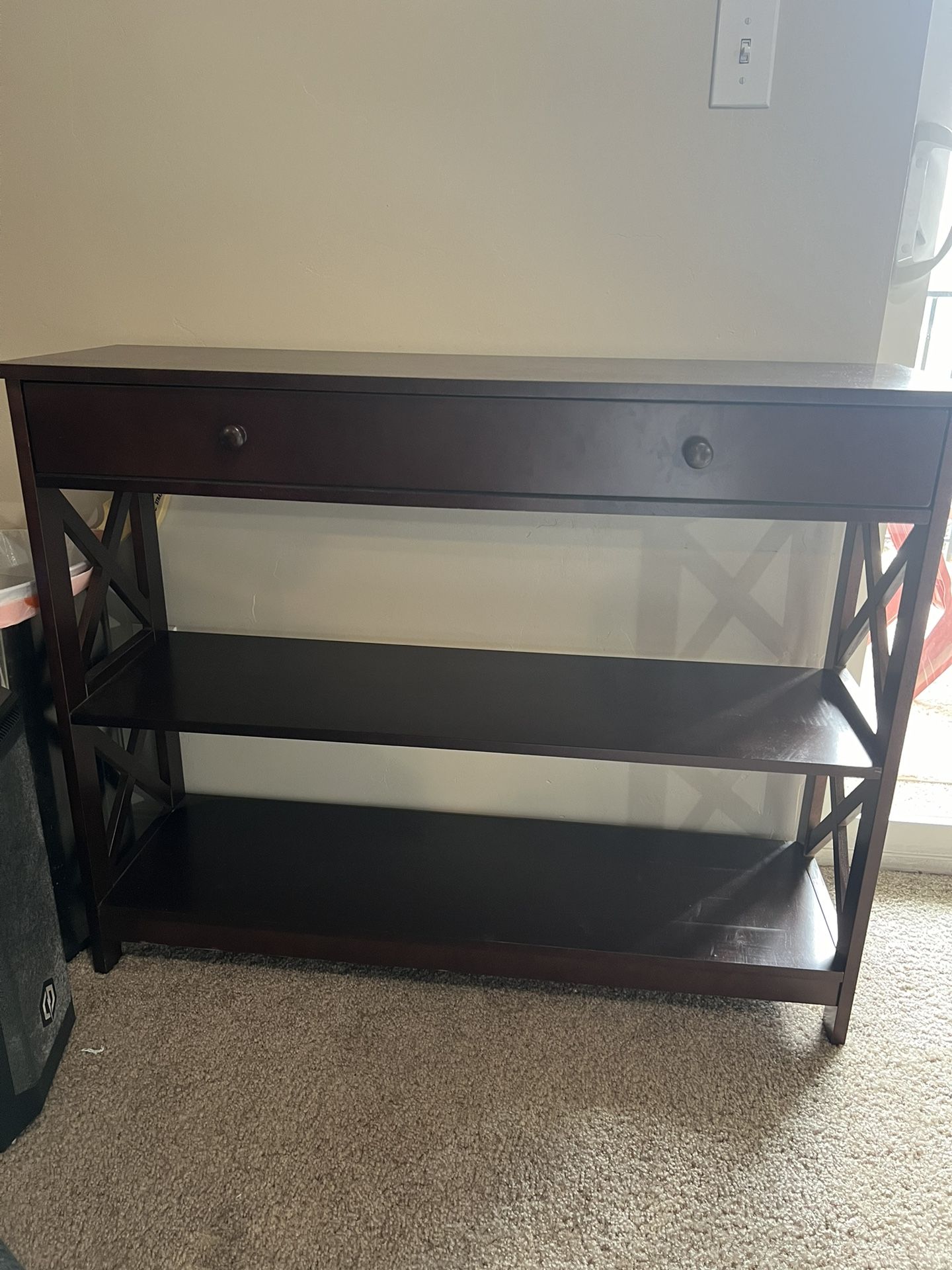 Book Shelf With Drawer 
