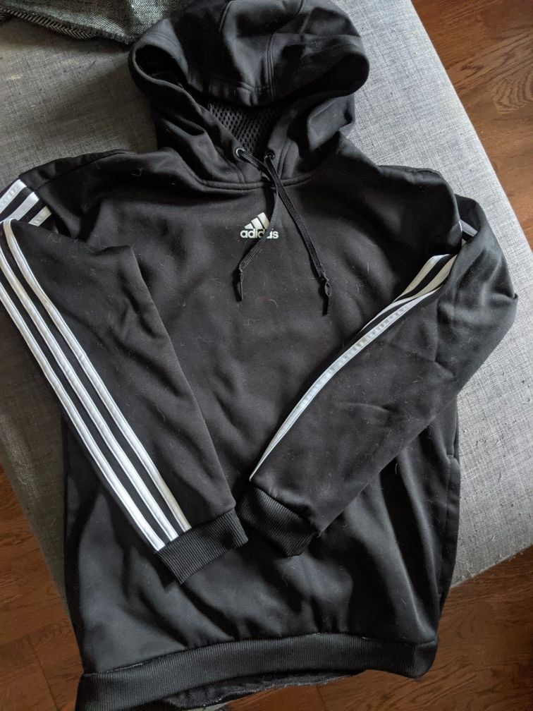 Adidas Hooded Sweater And Long Sleeve T-shirt