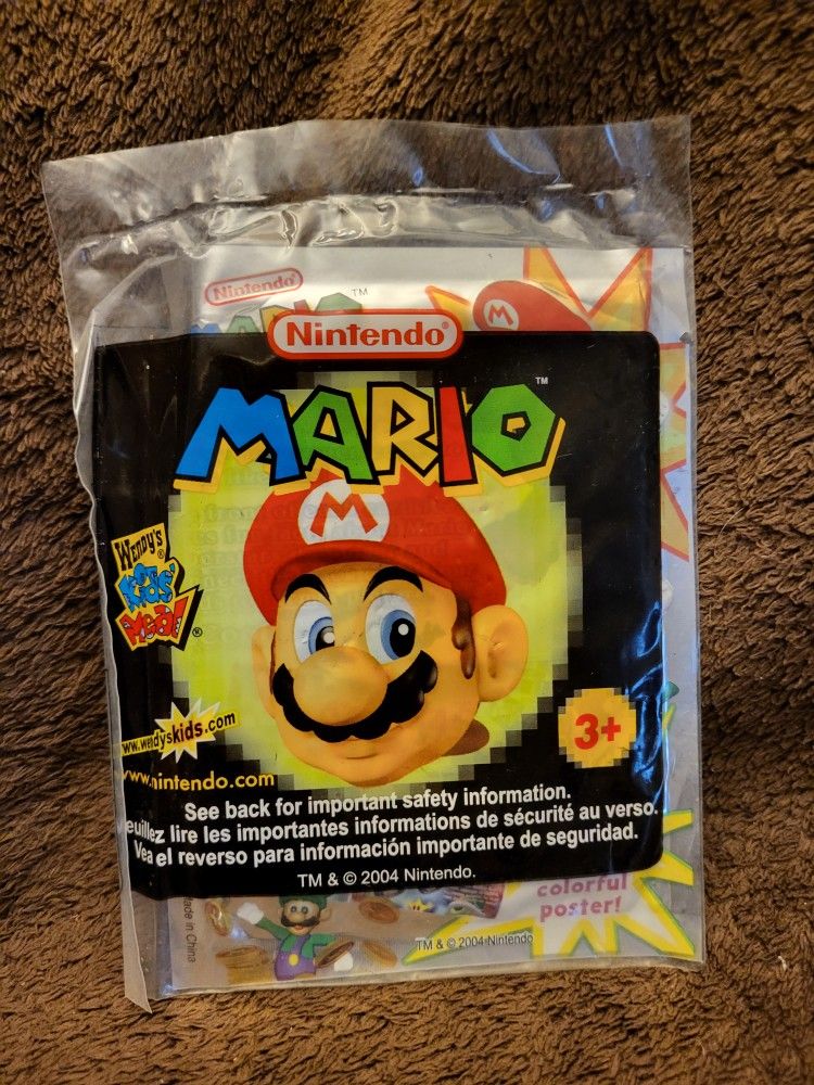 Wendy's Kids Meal Super Mario Collector Cards 2004