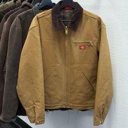 Dickies Tan Zip Up Jacket