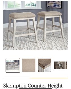 Two Ashley Barstools