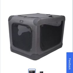 Top Paw Portable 42” Canvas Crate , Used Once! 