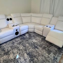 Electric Recliner Sectional Sofa ⚜️ Sofas Seccional Reclinables Electricos 🚚[FAST-DELIVERY]💨
