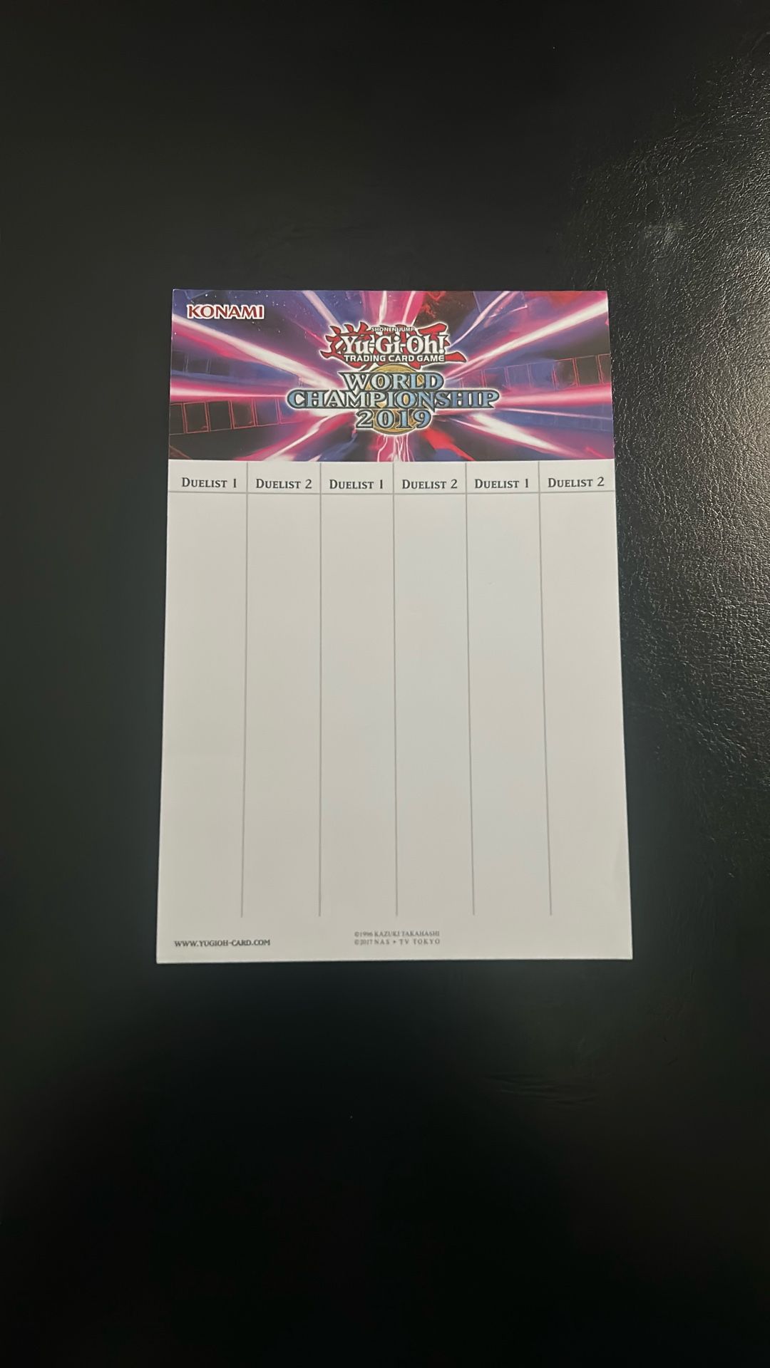 Yugioh Life Point Pad