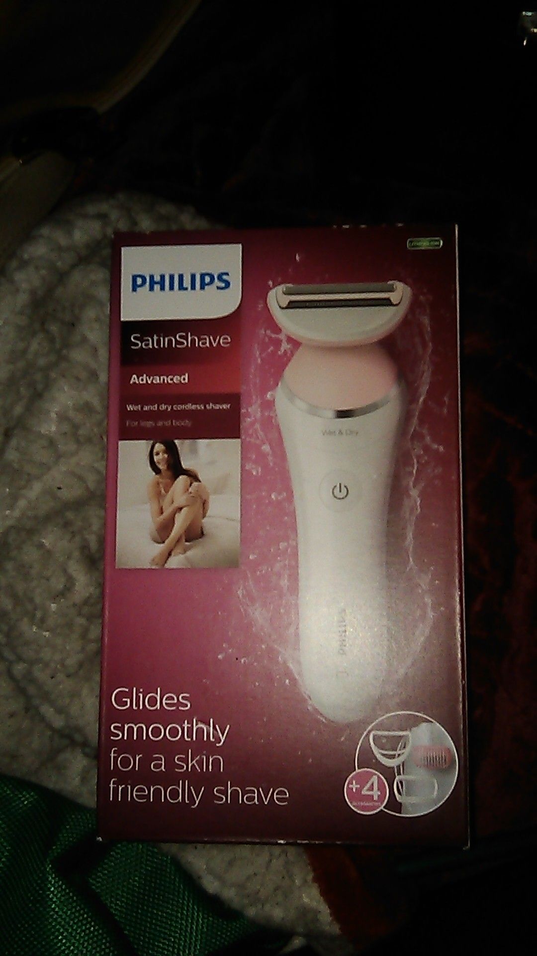 Philips satin shave advanced cordless electric shaver (wet or dry) [$40+ retail]