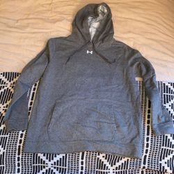 UNDER ARMOUR GREY HOODIE MENS