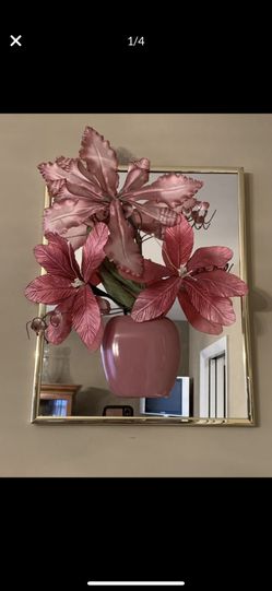 Mirror Vase flower picture frame 11c14