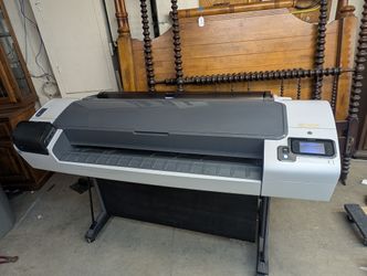 HP DesignJet CR649C 48" Large Format Printer Plotter With Stand Error Code 79204 