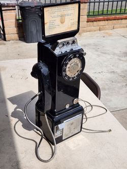 Vintage Pay Phone 1950's 1960's 