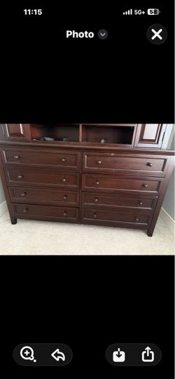 Pottery Barn dresser and 2 nightstands
