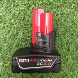 New Milwaukee 3.0Ah Battery M12
