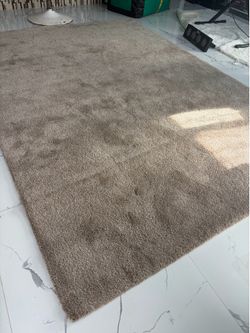 Living room rug / carpet / 5.5 ftx 8ft carpet Beige or sand color