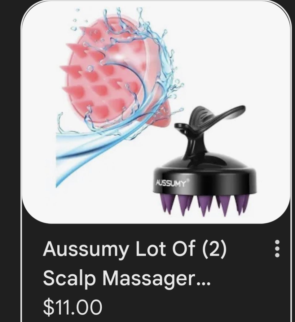 aussumy shampoo brush