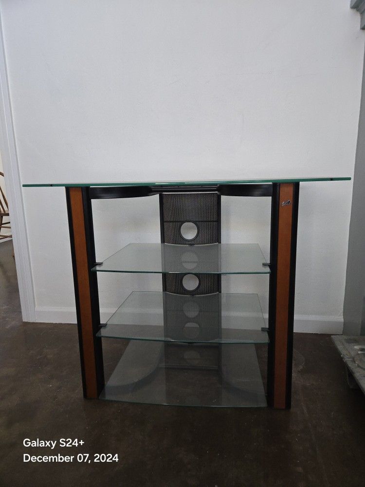 Glass TV Stand/shelves