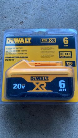 DeWALT battery lithium 6XR