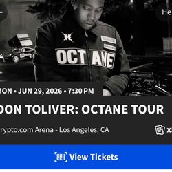  Don Toliver Octane tour Ticket