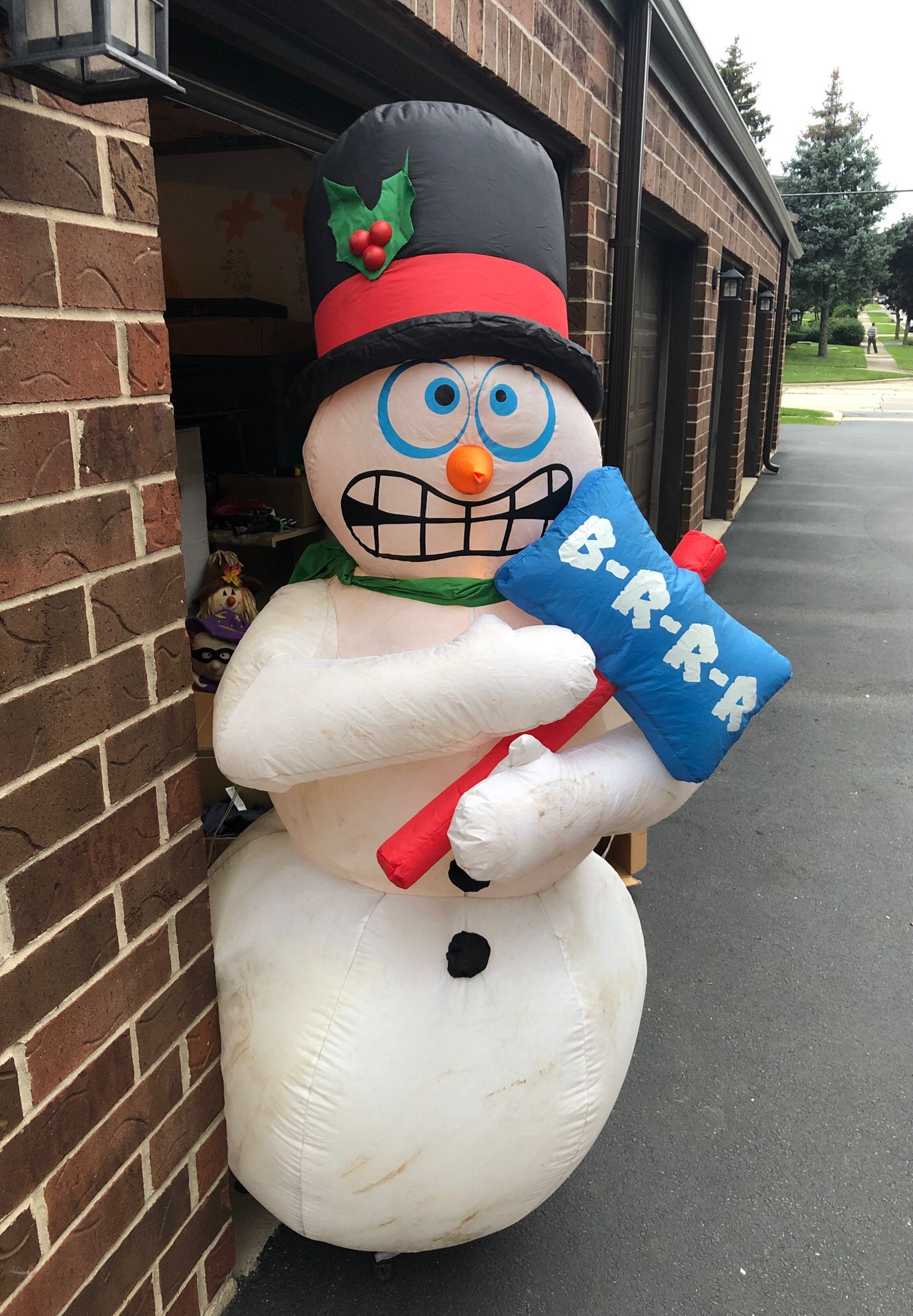 Christmas decoration inflatable snowman 6 feet