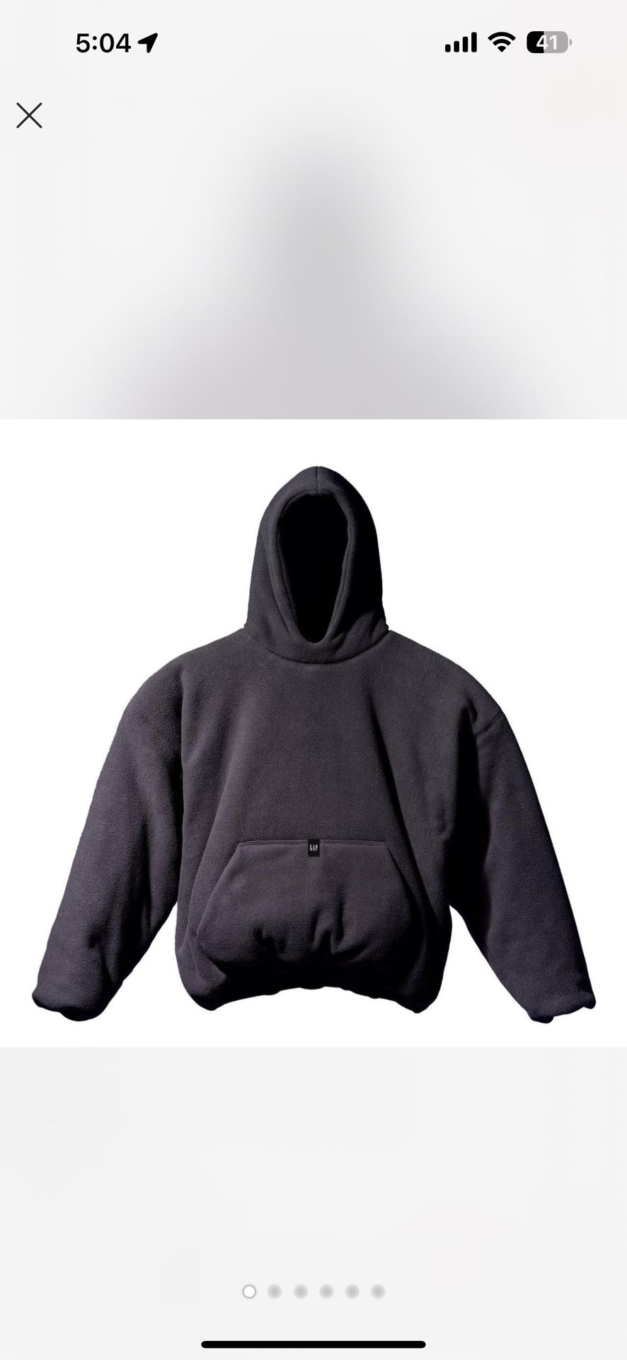 Yeezy Gap 32 Polar Fleece Hoodie
