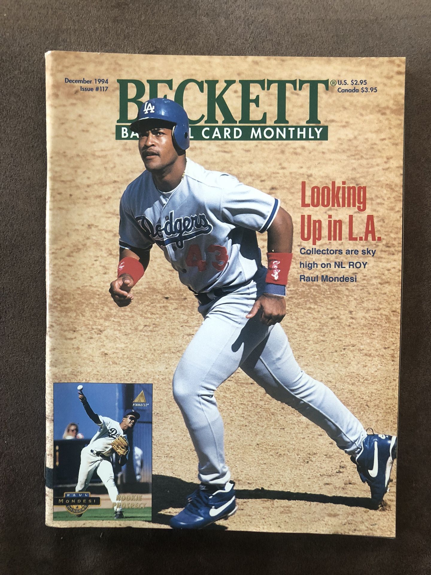 Vintage Beckett Card Price List December 1994 GC