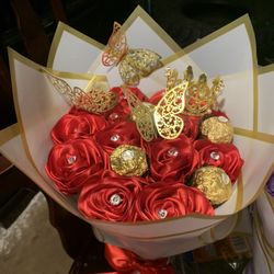 Red Forever Flower Bouquet 