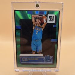 2022/23 Chet Holmgren Donruss Green Holo Lazer Rated Rookie Card🔥