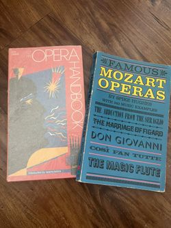 Vintage Opera Books Both For $10